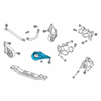 OEM 2000 Jeep Grand Cherokee INSULATOR-Transmission Diagram - 52058995