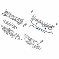 OEM 2014 Hyundai Elantra Hose Assembly-Windshield Washer Diagram - 98650-3Y000