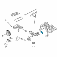 OEM 2016 Nissan Titan XD Gasket-Intake Manifold Diagram - 14035-EZ40C