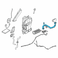 OEM Mercury AC Hose Diagram - 7M6Z-19835-A