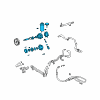 OEM 2002 Lexus IS300 Vane Pump Assembly Diagram - 44320-53030