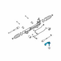 OEM 2011 Ford F-150 Outer Tie Rod Diagram - 7L1Z-3A130-R