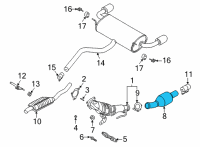 OEM 2020 Lincoln Corsair CONVERTER ASY Diagram - LX6Z-5E212-L