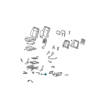 OEM 2010 Hummer H3 Switch, Driver Seat Adjuster Diagram - 19169160