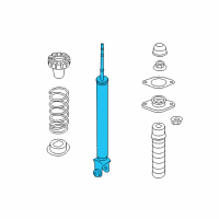 OEM 2017 Nissan 370Z Shock Absorber Kit-Rear Diagram - E6210-6GA0A