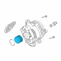 OEM Ford Pulley Diagram - JX6Z-10344-A