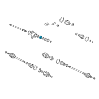 OEM 2004 Acura RL Bearing, Half Shaft Diagram - 91057-SP0-008