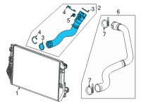 OEM 2021 GMC Sierra 2500 HD Air Outlet Duct Diagram - 84682179