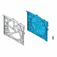 OEM 2022 Toyota GR Supra Fan & Motor Diagram - 16360-WAA03