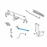 OEM 2003 Honda Odyssey Rod Unit A Diagram - 76540-S0X-A01