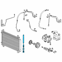 OEM 2015 Acura MDX Filter Sub-Assembly Diagram - 80101-TZ5-A02