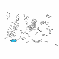 OEM 2019 Toyota Sequoia Seat Cushion Heater Diagram - 87510-0C030