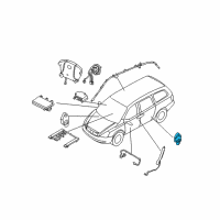 OEM 2006 Kia Sedona Sensor Assembly-Side Impact Diagram - 959202F500