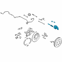 OEM 2004 Ford F-150 Caliper Diagram - 6L3Z-2553-AC