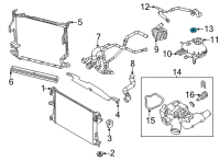 OEM 2014 Ram ProMaster 1500 Clamp-Hose Diagram - 6106139AA