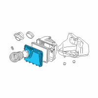 OEM 2001 Buick Century Cover-Air Cleaner Housing Diagram - 24508570