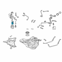 OEM Scion iM Fuel Pump Diagram - 23220-28440