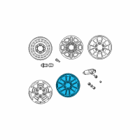 OEM 2005 Toyota 4Runner Wheel, Alloy Diagram - 42611-35302