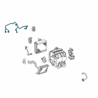 OEM Toyota Camry Wire Harness Diagram - 82212-33031