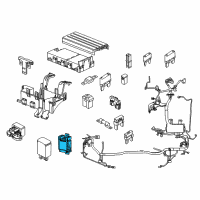 OEM Mercury Milan Fan Relay Diagram - 6E5Z-8B658-A