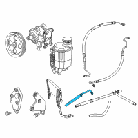 OEM Ram 2500 Line-Power Steering Return Diagram - 68143651AE