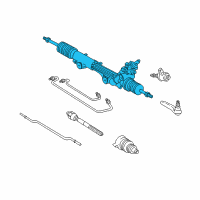 OEM 2001 Lincoln LS Gear Assembly Diagram - XW4Z-3504-JBRM