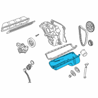 OEM Dodge B2500 Pan-Engine Oil Diagram - 53020914AB