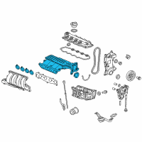 OEM 2014 Honda CR-Z Chamber Assembly, Intake Manifold Diagram - 17010-RTW-000