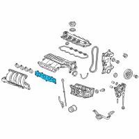 OEM 2014 Honda CR-Z Gasket, Intake Manifold Diagram - 17105-RB0-004