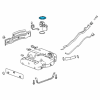 OEM Chevrolet Fuel Pump Assembly Retainer Diagram - 22738433
