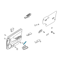 OEM 2009 Kia Spectra5 Reflector-Front Door, LH Diagram - 926322F010