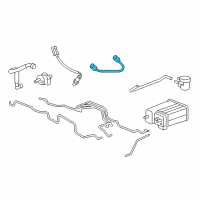 OEM 2010 Saturn Outlook Rear Oxygen Sensor Diagram - 12616125