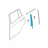 OEM 2015 BMW X1 Cover, Column B, Door, Rear Left Diagram - 51-35-2-990-883