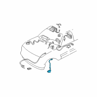 OEM 1995 Chevrolet Tahoe Sensor Asm-Inflator Restraint <Use 1A2R 0115A/0120A Diagram - 16228285