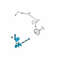 OEM 2002 Nissan Altima Cylinder Assy-Brake Master Diagram - 46010-8J000