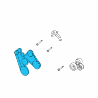 OEM Jeep Liberty Belt-SERPENTINE Diagram - 53013905AC