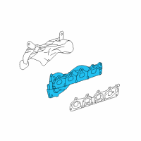 OEM 2005 Chevrolet Malibu Manifold Diagram - 12564557