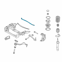 OEM BMW 135is Spring Dome Strut, Right Diagram - 51-61-7-167-644