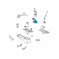 OEM 2011 Toyota FJ Cruiser Gear Shift Assembly Diagram - 33560-35050