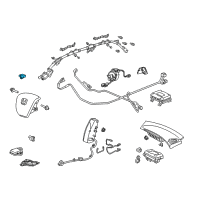 OEM 2009 Honda Accord Sensor Assy., Satellite Safing Diagram - 77975-TA0-A11