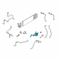 OEM 2017 Infiniti Q70 Tank Complete-Inverter Cooling Reservoir Diagram - 21710-1MG0A