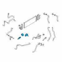 OEM 2015 Infiniti Q70 Motor Assembly-Sub Cooling Diagram - 21580-1MG0A