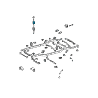 OEM Lexus Cushion Sub-Assy, Cab Mounting, NO.2 Diagram - 52203-35210