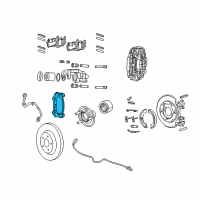 OEM 2018 Dodge Durango Adapter-Disc Brake CALIPER Diagram - 68052373AA