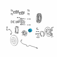 OEM 2016 Dodge Durango Wheel Bearing Diagram - 52124768AB