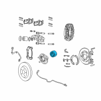 OEM 2013 Jeep Grand Cherokee Wheel Bearing Diagram - 52124768AB