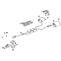 OEM 2019 Acura TLX Bracket, Exhaust Mounting Diagram - 18282-TZ7-A00