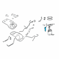OEM 2009 Mercury Mariner Fuel Gauge Sending Unit Diagram - 9L8Z-9A299-A