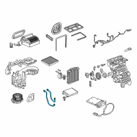 OEM Chevrolet Cruze Tube Assembly Diagram - 13466241