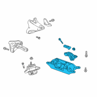 OEM 2016 Cadillac CT6 Transmission Mount Diagram - 84049784